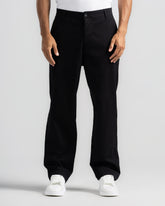 Straight Fit Gabardine Pants-Side Pocket